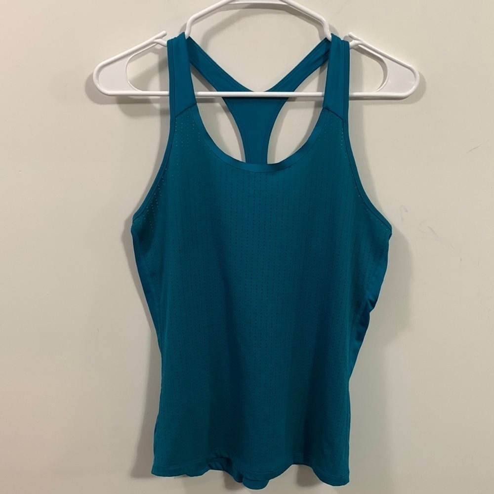 Champion Racer back athletic top, good condition, Size medium, turquoise